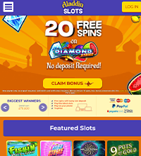 Aladdin Slots Casino Screenshot