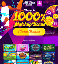 All Star Games Casino Screenshot