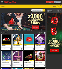 Bovada Casino Screenshot