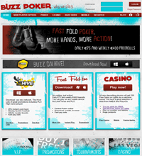 Buzz Poker Casino Screenshot
