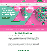 Double Bubble Bingo Screenshot