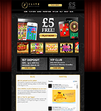 Elite Mobile Casino Screenshot