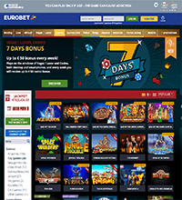 Eurobet Casino Screenshot