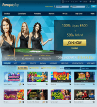 Europaplay Casino Screenshot