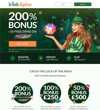 Irish Spins Casino Screenshot