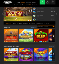 Jackpot.com Casino Screenshot