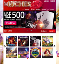 mRiches Casino Screenshot