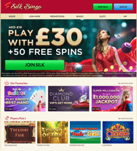 Silk Bingo Casino Screenshot