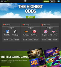 Suprabets Casino Screenshot