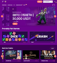 TrustDice Casino Screenshot
