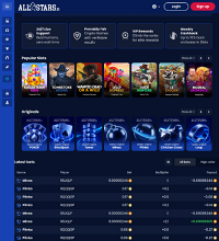 Allstars.io Casino Screenshot