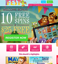 BingoFest Casino Screenshot