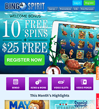 BingoSpirit Casino Screenshot