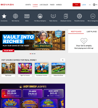 Bovada Casino Screenshot