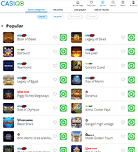 CasiGo Casino Screenshot