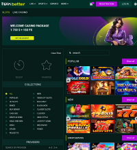 SpinBetter Casino Screenshot