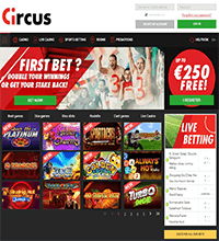 Circus.be Casino Screenshot