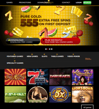 Davincis Gold Casino Screenshot