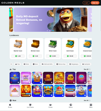 Golden Reels Casino Screenshot