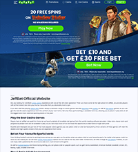 JeffBet Casino Screenshot