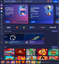 Legzo Casino Screenshot