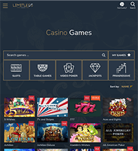 Limitless Casino Screenshot