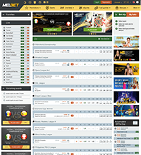 Melbet Casino Screenshot