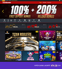 Meridian Bet Casino Screenshot