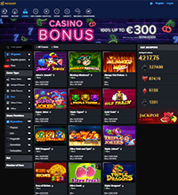 Mozzart Casino Screenshot