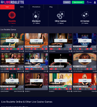 Live Roulette Casino Screenshot