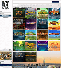 NYspins Casino Screenshot
