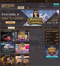 Osiris Casino Screenshot