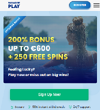 ParadisePlay Casino Screenshot