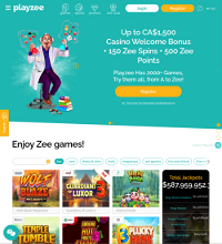 PlayZee Casino Screenshot