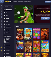 Powbet Casino Screenshot
