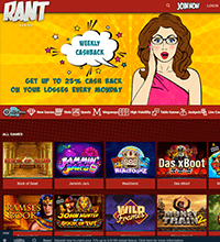 Rant Casino Screenshot