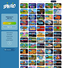 Spin Rio Casino Screenshot