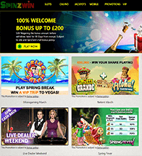 SpinzWin Casino Screenshot
