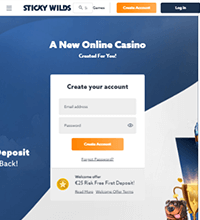 StickyWilds Casino Screenshot