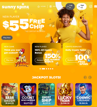 Sunnyspins Casino Screenshot