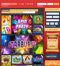 Sverigecasino Screenshot