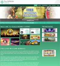 Touch Mobile Casino Screenshot