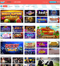 TurboVegas Casino Screenshot