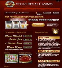 Vegas Regal Casino Screenshot