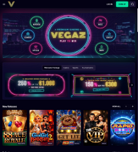 Vegaz Casino Screenshot