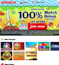 Spinzilla Casino Screenshot