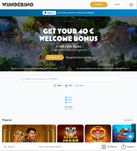 Wunderino Casino Screenshot