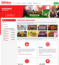 Zamba Casino Screenshot