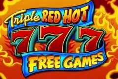 Triple Red Hot 7's slot logo
