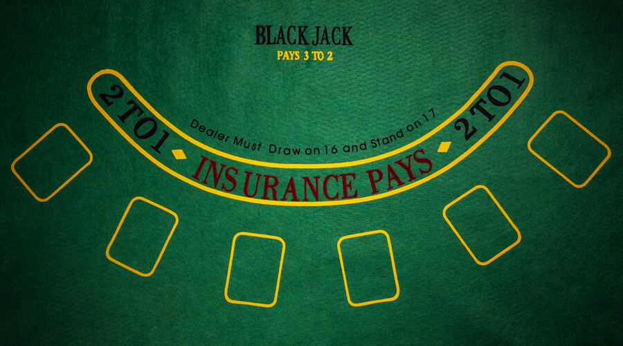 Blackjack 21 table